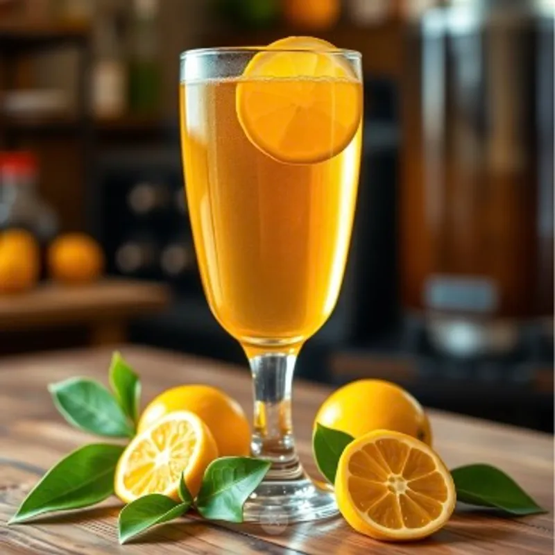 Yuzu Citrus Mead image